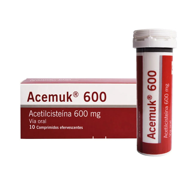 Acemuk 600 Mg 10 Comprimidos Efervecente