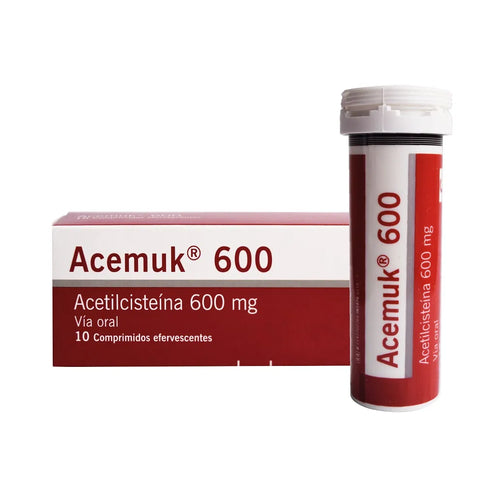 Acemuk 600 Mg 10 Comprimidos Efervecente