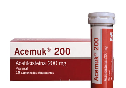 Acemuk 200 Mg 10 Tableta Efervecentes