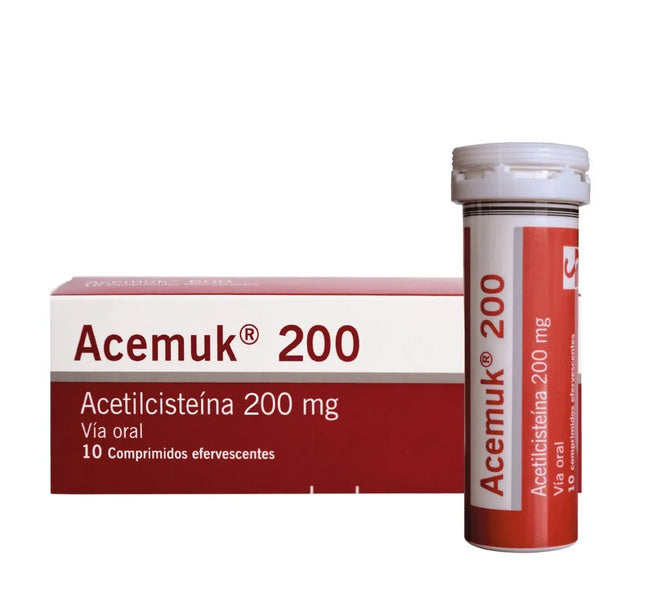 Acemuk 200 Mg 10 Tableta Efervecentes