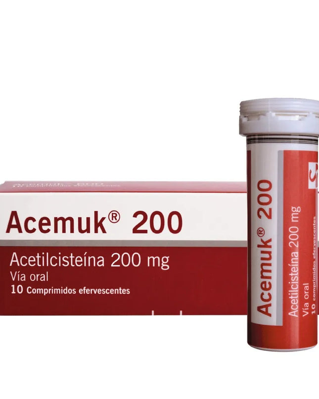 ACEMUK 200 MG 10 TAB EFERVECENTES(PDB)