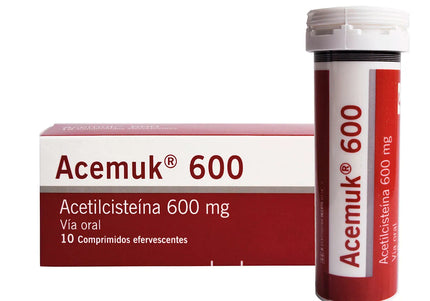Acemuk 600Mg 30 Tabletas Efervecentes