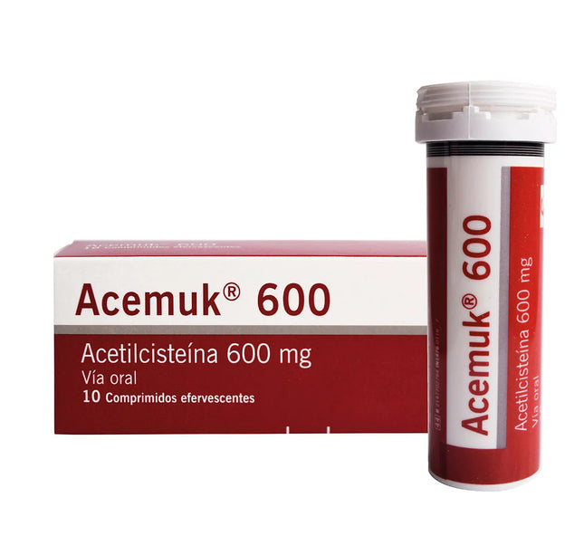 Acemuk 600Mg 30 Tabletas Efervecentes