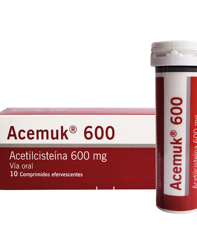 ACEMUK 600MG 30 TABLETAS EFERVECENTES
