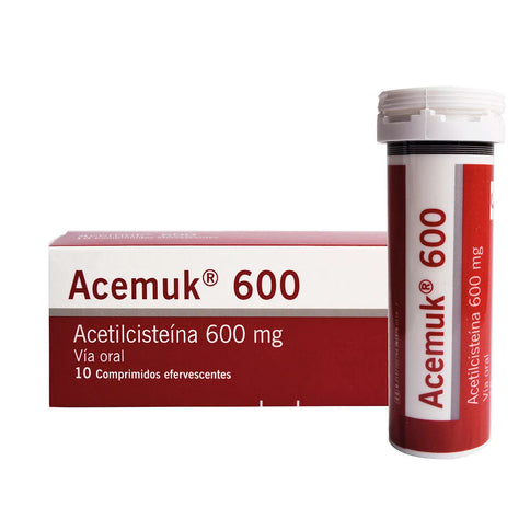 Acemuk 600Mg 30 Tabletas Efervecentes