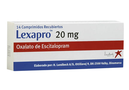 Lexapro 20 Mg 28 Tabletas