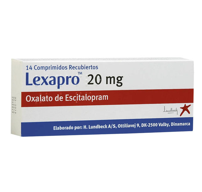 Lexapro 20 Mg 28 Tabletas