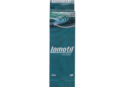 Lomotil 2.5 Mg 12 Cajas X 4 Tabletas