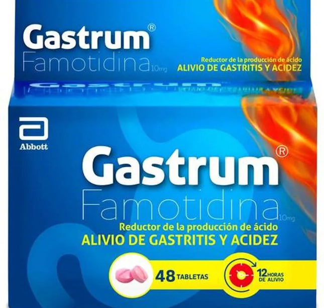 Gastrum 10 Mg 48 Tabletas
