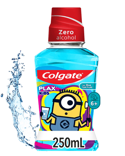 ENJUAGUE COLGATE PLAX KIDS MINIONS 250ML