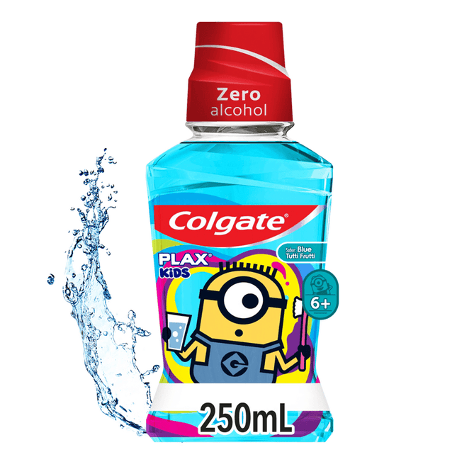 ENJUAGUE COLGATE PLAX KIDS MINIONS 250ML