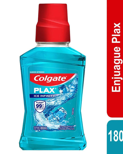 ENJUAGUE COLGATE PLAX ICE INFINITY 180ML