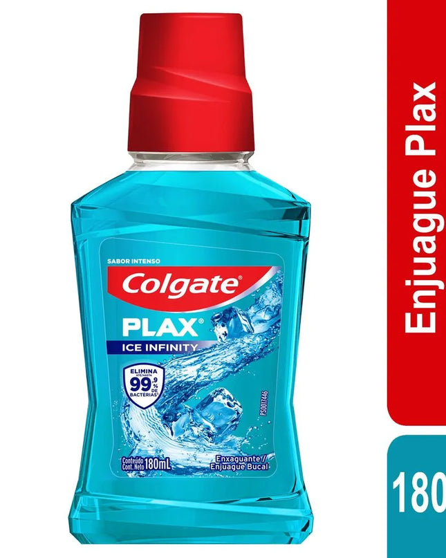 ENJUAGUE COLGATE PLAX ICE INFINITY 180ML