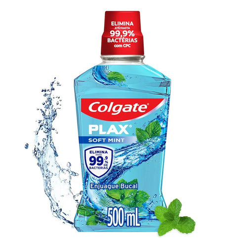 Enjuague Colgate Plax Soft Mint 500 Ml