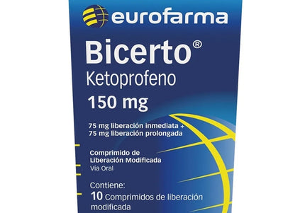 Bicerto (Ketoprofeno) 150 Mg Pvdc 10 Tbs
