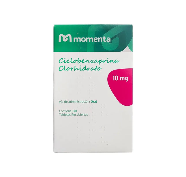 Ciclobenzaprina 10 Mg. 30 Tbs Momenta