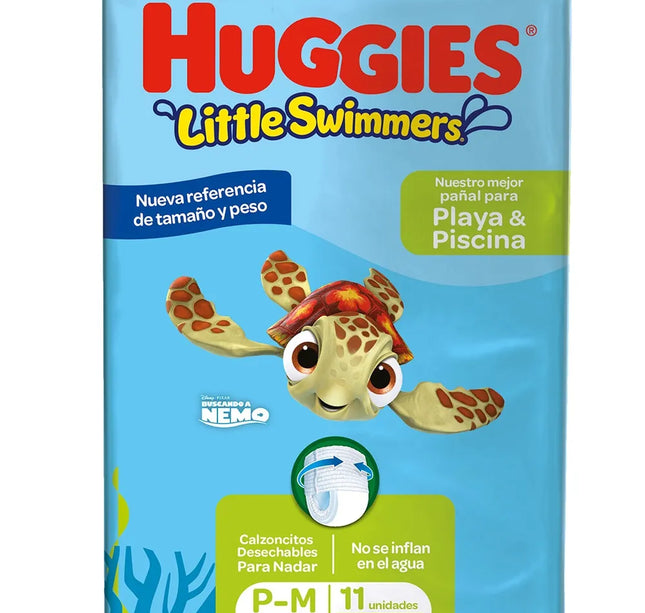 Pañales Baño Huggies Little Swimmers P-M 11 Und