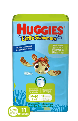 Pañales Baño Huggies Little Swimmers P-M 11 Und