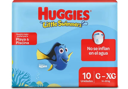 Pañales Huggies Little Swimmer Et 5-6 G-Xg 10U