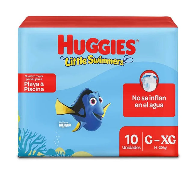 Pañales Huggies Little Swimmer Et 5-6 G-Xg 10U
