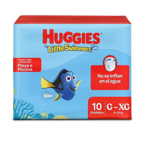 Pañales Huggies Little Swimmer Et 5-6 G-Xg 10U