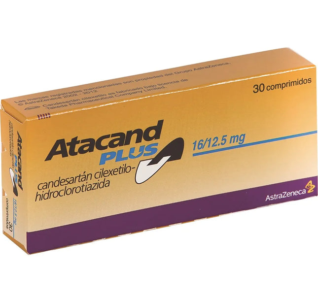 Atacand Plus 16/12.5 Mg 30 Tabletas