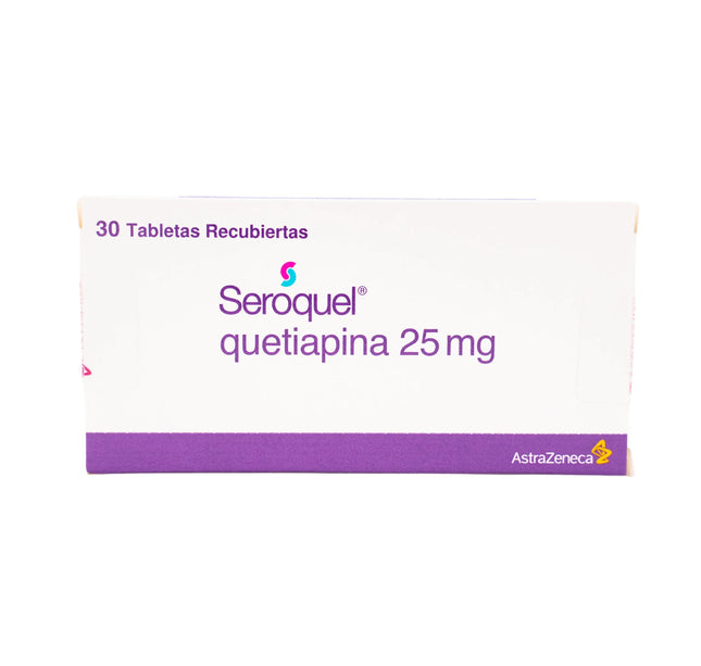 Seroquel 25 Mg 30 Tabletas