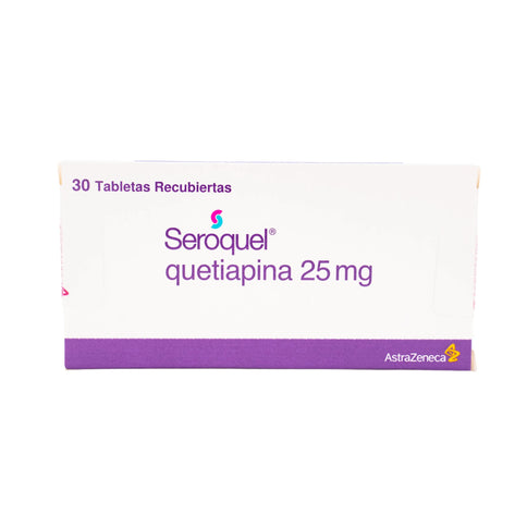Seroquel 25 Mg 30 Tabletas