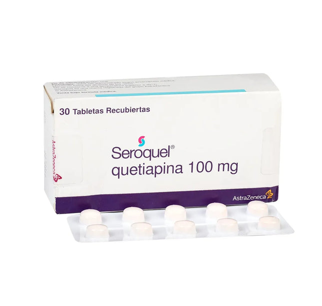 Seroquel 100Mg 30 Tabletas