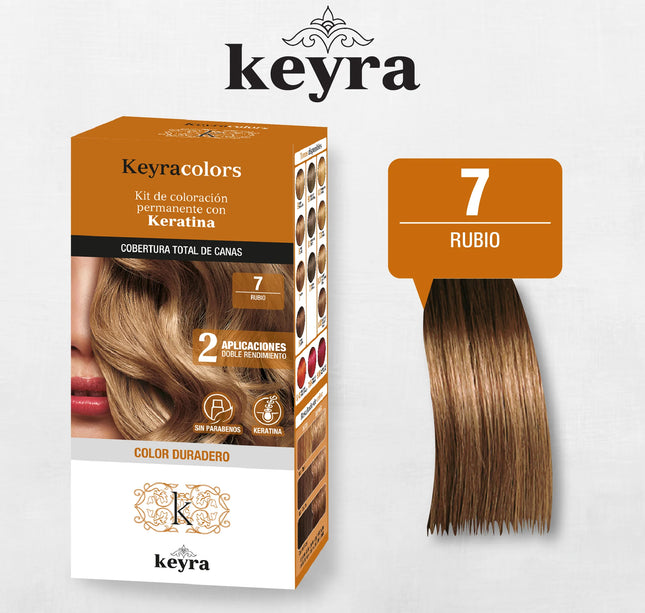 Tinte Keyra Kit 7 Rubio