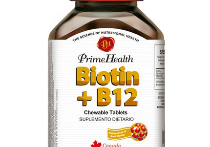 B12+Biotina Masticable 60 Tabletas