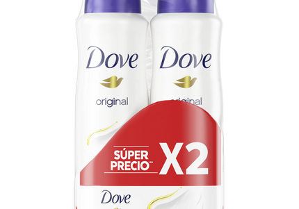 2 Desodorante Dove Spray Original 87 Gr