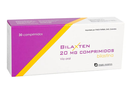 Bilaxten 20 Mg 30 Comprimido