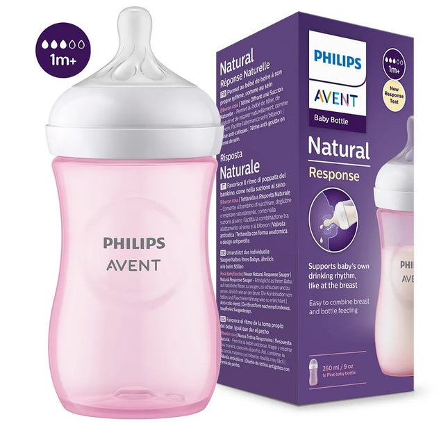 Biberon Philips Avent Nat.Ros.260Ml 9Oz