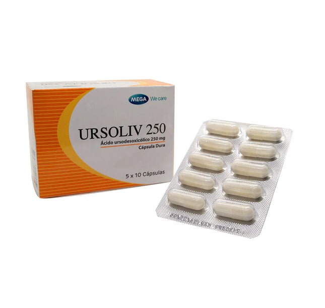 Ursoliv 250 Mg 50 Caps
