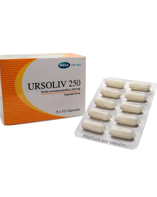 URSOLIV 250 MG 50 CAPS