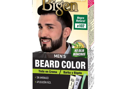 Tinte Bigen Mens Barba Negro Natura B102