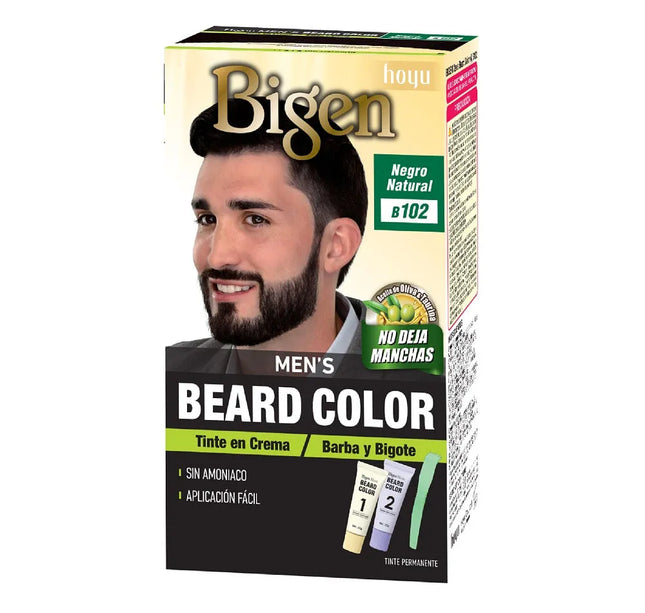 Tinte Bigen Mens Barba Negro Natura B102