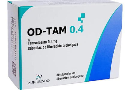 Od-Tam 0.4 (Tamsulosina) Liberación Prolongada 30 Capsulas