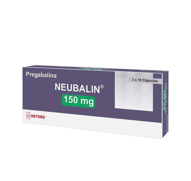 Neubalin 150 Mg 30 Capsulas