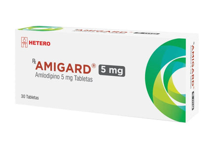 Amigard 5 Mg 30 Tabletas