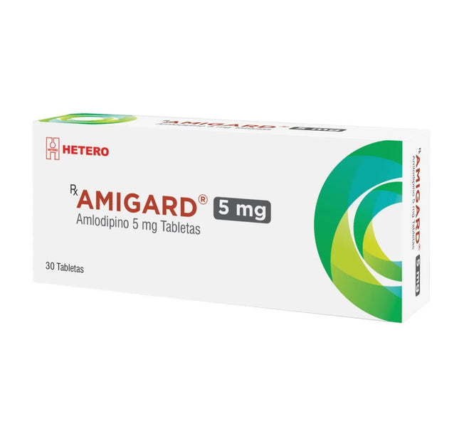 Amigard 5 Mg 30 Tabletas