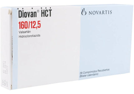Diovan Hct 160 mg 12.5 Mg 28 Tbs
