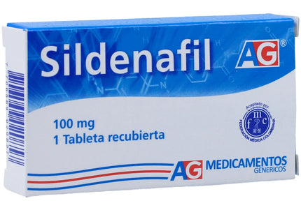 Sildenafil 100 Mg 1 Tabletas Ag