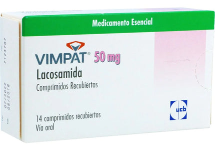 Vimpat 50 Mg Cj X 14 Comprimidos