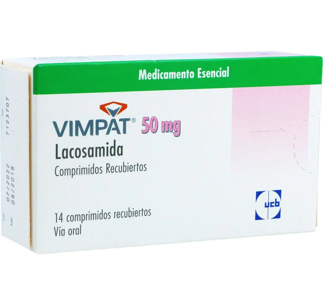 Vimpat 50 Mg Cj X 14 Comprimidos