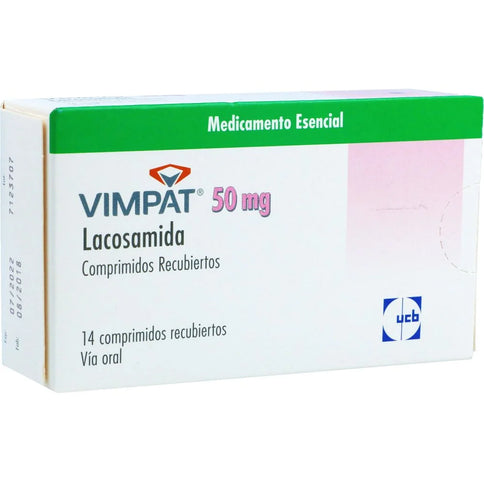 Vimpat 50 Mg Cj X 14 Comprimidos