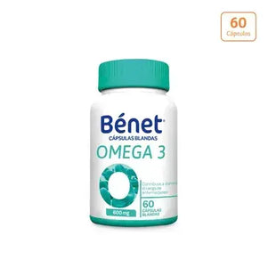 Capsulas Benet Omega 3 60 Unds