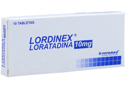 Loratadina Lordinex 10 Mg 10 Tabletas
