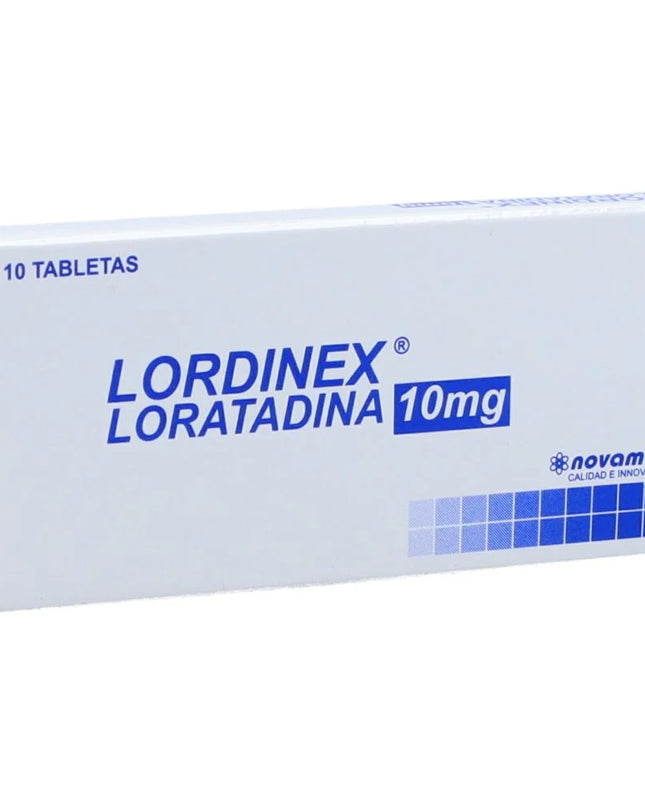 LORATADINA LORDINEX 10 MG 10 TABLETAS